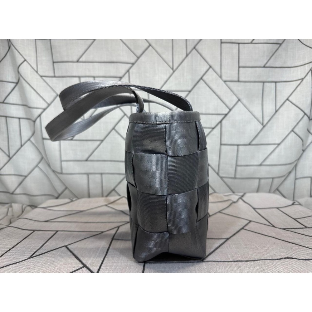 Harvey's Seatbelt Woven Tote‎ Purse Durable Top Handle Gray Womens READ - Picture 4 of 11